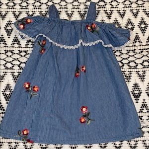 Toddler girl size 2t off the shoulder dress